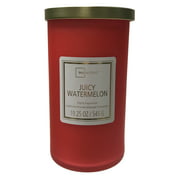 Mainstays Juicy Watermelon Scented Single-Wick Frosted Jar Candle, 19.25 Oz.