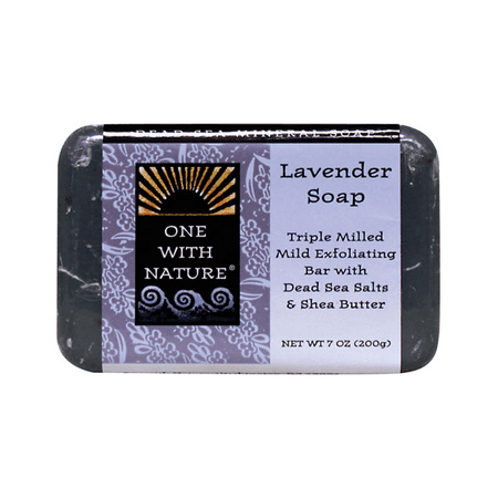 One With Nature Triple Milled Bar Soap - Lavender 7 oz