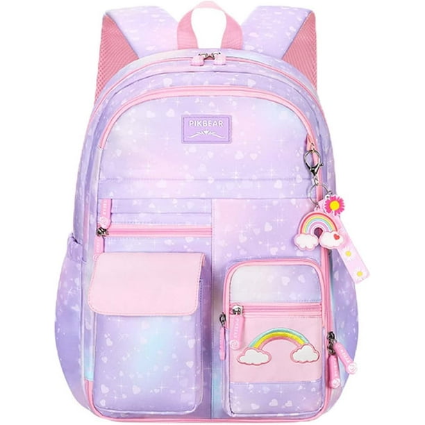 Backpack for Girls,Kids Backpack with Compartments Elementary School ...