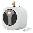 thumbnail image 1 of VEVOR Electric Mini-Tank Water Heater 8-Gallon Tank, 1440W Hot Water Boiler Storage, Safety Temperature Pressure Valve Easy Install, for Kichen Bathroom Restaurant, Shelf Wall Floor Mounted, 1 of 9
