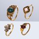 thumbnail image 3 of unbranded 4Ud Anillos De Dedo Con Vintage Y Superficie Para Uso Diario Y Fiestas, 3 of 8
