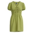 thumbnail image 5 of Scoop Women’s Mini Dress with Puff Sleeves, Sizes XS-XXL, 5 of 5