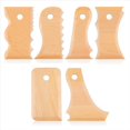 thumbnail image 1 of Juego de 7 herramientas para acabado de cerámica, moldeo de arcilla, textura, perfil de madera y nervaduras., 1 of 5
