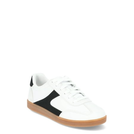 No Boundaries Women's Lace Up Sport Sneakers, Wide Width Available
