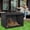 BEM.Beige, variant on Heavy-Duty Dog Crate Cover for Medium/Large Kennels, Anti-UV & Scratch-Resistant with Mesh Window, Waterproof Kennel Cover Black