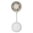 thumbnail image 3 of Clip On Mini Fan,Dual Purpose Magnetic and Clamp Base Enables Flexible Multi Spot Fixation,Rechargeable Three Speed Portable Cooling Fan for Youngster Desk Bedside and Outdoor Stroller Cooling, 3 of 6