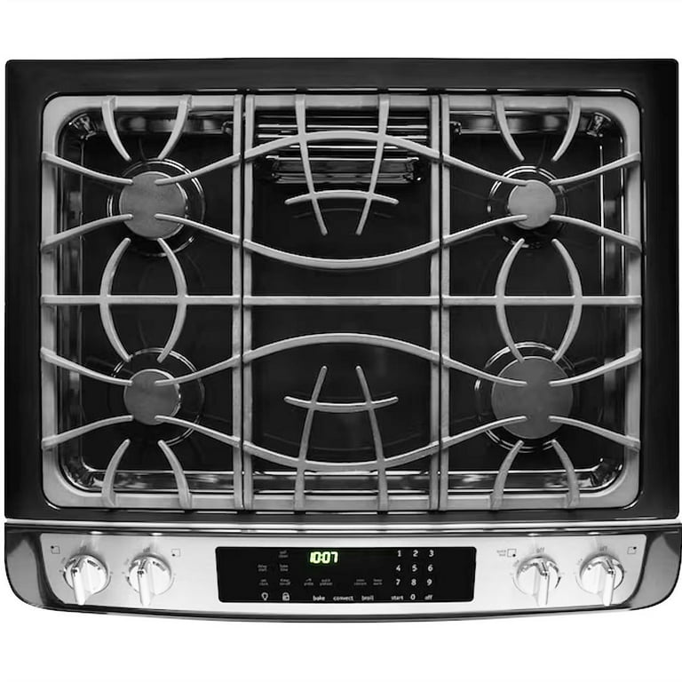 Stove Protector Liners Compatible with Frigidaire Stoves, Gas Ranges -  Customized - Easy Cleaning Liners for Frigidaire Compatible Model  FGGF305MKFM