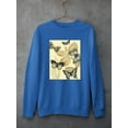 thumbnail image 3 of Spa Butterflies In Nature Sweatshirt Men -Megan Meagher Designs, Male x-Large, 3 of 4