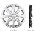 thumbnail image 6 of 4pcs 15" Wheel Cover Hubcaps for Toyota Corolla 2009 to 2013 Wheel Cover, 6 of 8