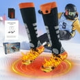 thumbnail image 6 of YWIYIUD 1 PC Thermal Socks Heated Socks for Men Women, Rechargeable Battery Heated Socks, Electric Socks for Winter Outdoor Work Skiing Camping Hiking Fishing Biking, 6 of 7
