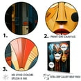 thumbnail image 3 of Designart "Mystical Masks Of African Tribes" African Tribes Floater Framed Canvas Prints, 3 of 5