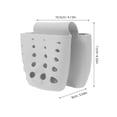 thumbnail image 2 of USHOBE Organizador Colgante Para Fregadero Cocina Ahorra Espacio Con Drenaje Eficiente, 2 of 8