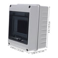 thumbnail image 2 of AURARMLET Distribution Protection Box Circuit Breaker Protection Grey 1Set for General Users, 2 of 6