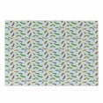thumbnail image 1 of Feather Cutting Board, Repetitive Colorful Minimalist Romantic Plume Print, Decorative Tempered Glass Cutting and Serving Board, in 3 Sizes, by Ambesonne, 1 of 2