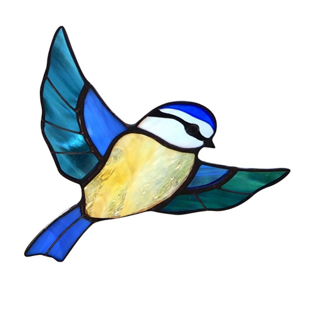 Watercolor Birds Wall Decal, Creative Flying Bird Sticker for Living