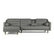 thumbnail image 2 of Sala Modular Sofá Cama De Lino Gris Claro Modelo Duomo Makora Reversible, 2 of 9