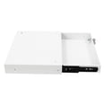 thumbnail image 3 of Dwellnix 15 Inch Under Desk Mounted Sliding Pull out Drawer Keys Office WhiteUSA, 3 of 7