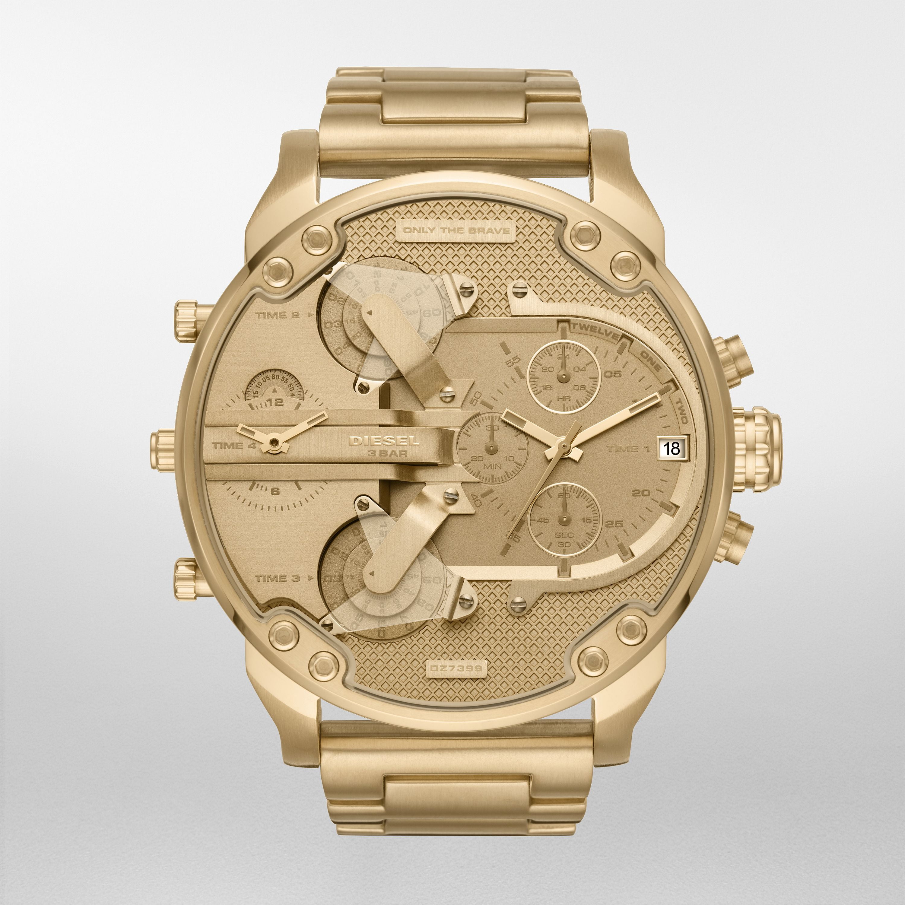 Diesel watch mr store daddy 2.0 gold