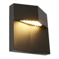 thumbnail image 1 of Lampara Muro Led Exterior Negra Luz Suave Cálida, 1 of 5