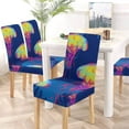 thumbnail image 5 of ZHANZZK Funny Jellyfish Stretch Chair Cover Protector Seat Slipcover for Dining Room Hotel Wedding Party Set of 6, 5 of 6