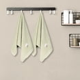 thumbnail image 6 of Unique Bargains Geometric Washcloths Set Cotton Bath Towels Low Lint Khaki, 6 of 8
