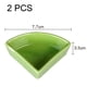 thumbnail image 2 of Cuenco de cerámica para alimentos triangular, antigiro, antimordeduras, hámster, ardilla, rata, 2 piezas, 2 of 5