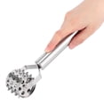 thumbnail image 3 of Ablandador de carne de acero inoxidable martillo de pollo para carne de res con rodillo fuerte con ergonómico para cualquier herramienta de cocina de carne plateado ANGGREK Otros, 3 of 8