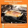 thumbnail image 2 of 2Pcs Reusable Silicone Bread Loaf Pan Liner, Non-Stick Silicone Baking Slings with Handles, Bread Pan Lifters, Sourdough Baking Mats, Dough Transfer Tools, Fit 9x5" or 1.5-lb Loaf Pans, Red, 2 of 7