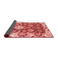 thumbnail image 2 of Ahgly Company Indoor Round Abstract Red Modern Area Rugs, 7' Round, 2 of 4