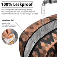 thumbnail image 5 of Insulated Lunch Bag for Women, Floral Print Oxford Fabric Lunch Box, Leakproof Thermal Cooler Tote for Work, School & Picnic, Leopard Animal Print, 5 of 5