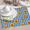 thumbnail image 5 of Uemuo Sunflowers Pattern Dish Drying Mat,16*18 inch Absorbent Dish Drainer Kitchen Counter,Large Size Dish Drying Pad for Countertops,Sinks,Draining Racks, 5 of 6