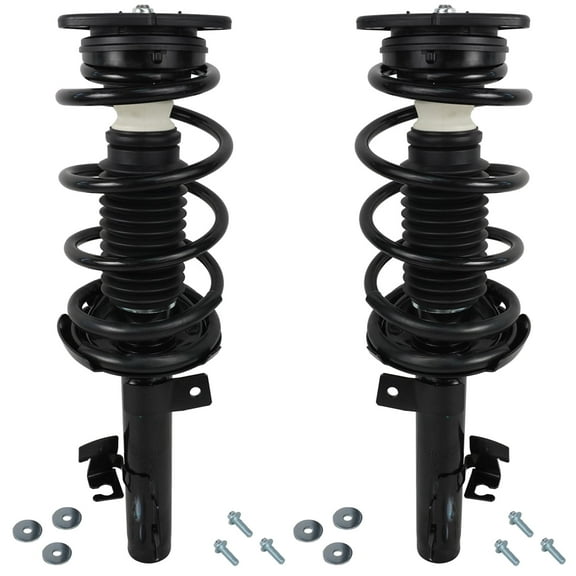 Detroit Axle - Front Struts for 2004-2013 Mazda 3, 2006-2010 Mazda 5 Complete 2 Front Struts with Coil Spring 2005 2007 2008 2009 Replacement Quick Install Ready Struts Assembly