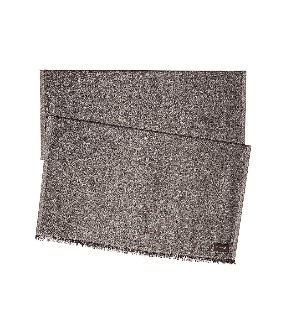 calvin klein lightweight metallic evening wrap