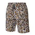 thumbnail image 4 of Logiee Leopard Print Mens Swim Trunks Quick Dry Board Shorts,Breathable Hawaii Beach Shorts Swimwear Bathing Suits-X-Large, 4 of 6