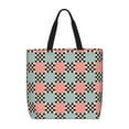 thumbnail image 1 of Lukts Sacs Fourre-Tout à Imprimé Coloré à Carreaux pour Femmes, Grand Sac de Capacité Réutilisable pour Courses avec Poches Intérieures, 1 of 7