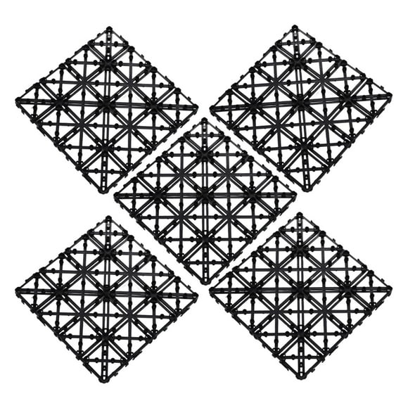 Plastic Floor Tile,45Pcs Drainage Tile Interlocking Deck Tile Outdoor Tile Striking Appearance