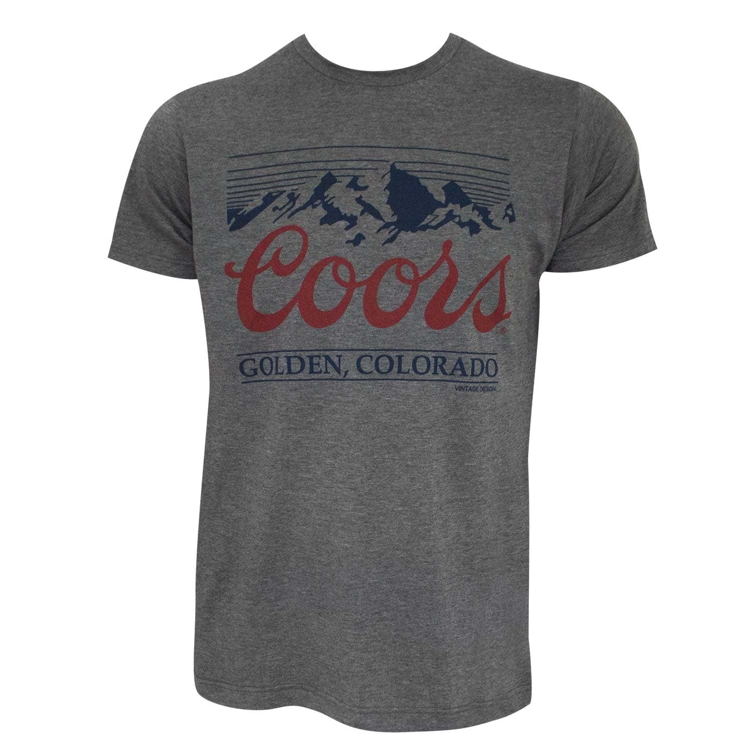 Coors - Coors Men's Grey Golden Colorado T-Shirt-2XLarge - Walmart.com ...