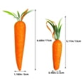 thumbnail image 4 of NUOLUX Artificial Carrot Decorations Garden Hanging Decorations 10Pcs 6.7X1.2X1.2In, 4 of 6