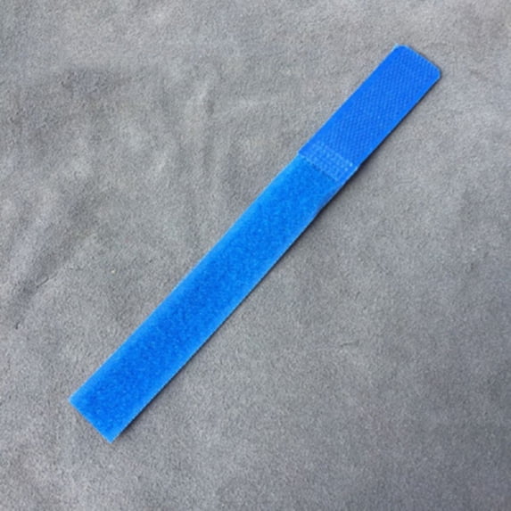 10Pcs Computer Cellphone Marker Reusable Bobbin Magic Tape Data Line Holder Wire Cord Organizer Cable Winder DARKBLUE