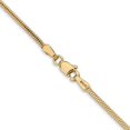 thumbnail image 2 of Auriga Fine Jewelry 14K Yellow Gold 1.6 mm Round Snake Lobster Clasp Chain Necklace for Women 16", 2 of 7