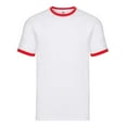 thumbnail image 1 of Fruit of the Loom Mens Contrast Ringer T-Shirt, 1 of 3