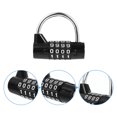 thumbnail image 2 of MasteelfCA Safety Combination Padlock 4 Digit Combination Lock School Combination Padlock, 2 of 9