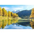thumbnail image 1 of Pintura de diamante (DE1872) Kit de trabajo hecho a mano de diamantes de imitación de lago de árbol de otoño cuadrado DIY 40x50cm Hugtrwg Para estrenar, 1 of 1
