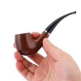 thumbnail image 4 of Clásico, perfecto para disfrutar del tabaco o como accesorios Pipa de goma pipa de filtro de circulación curva Pipa de tabaco y juego de tabaco, 4 of 5