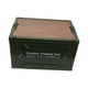 thumbnail image 5 of Caja de almacenamiento plegable para acampada con tapa de madera, contenedor de almacenamiento plegable con ruedas para coche, Camping, Picnic, OD verde, 5 of 14