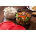 thumbnail image 6 of (2 pack) Pyrex Simply Store 4 Cup Glass Bowl Value Pack, Set of 2, 6 of 12