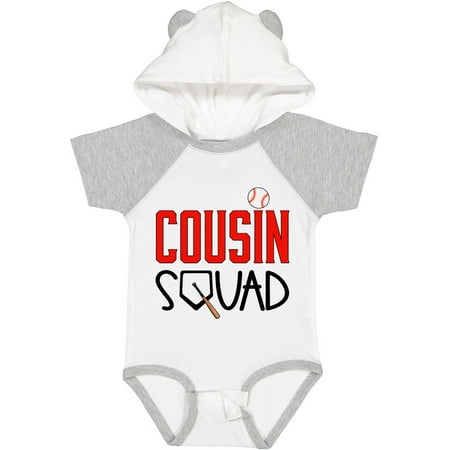

Inktastic Cousin Squad Baseball and Bat Gift Baby Boy or Baby Girl Bodysuit