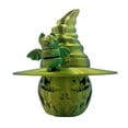 thumbnail image 2 of 3D Printed Halloween Pumpkin Figurine Colorful Bat Witch Hat Pumpkin Head Fidget Toy Home Office Desktop Decoration Party Ornament, 2 of 8