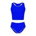 thumbnail image 6 of Women Split Swimsuit Lace Mesh Swimwear U Neck Neon Cute Bathing Suit Back Tie Swim Suits Support Push-Up Bikini Sexy Causal Swimwear Build In Bras 2025 Summer, 6 of 7