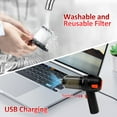 thumbnail image 1 of Car Handheld Vacuum, 3-In-1 Cordless Handheld Vacuum Cleaner for Home and Car Cleaning, Mini Portable Rechargeable Vacuum Cleaner with Powerful Suction LED Light, 1 of 7